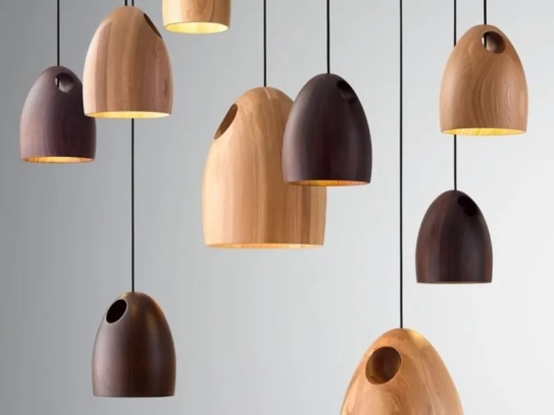 Lampade in legno di design