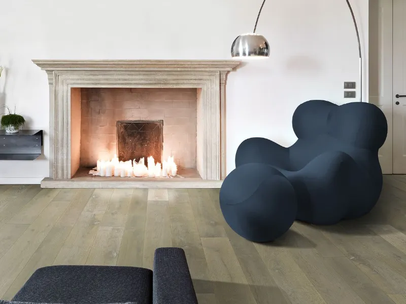 Pavimento in parquet Classico, Rovere Europeo Rusticone di CP Parquet