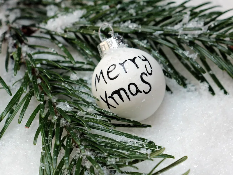 Palline Natale polistirolo