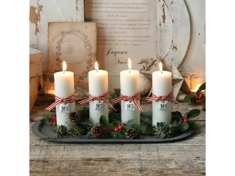candele natalizie
