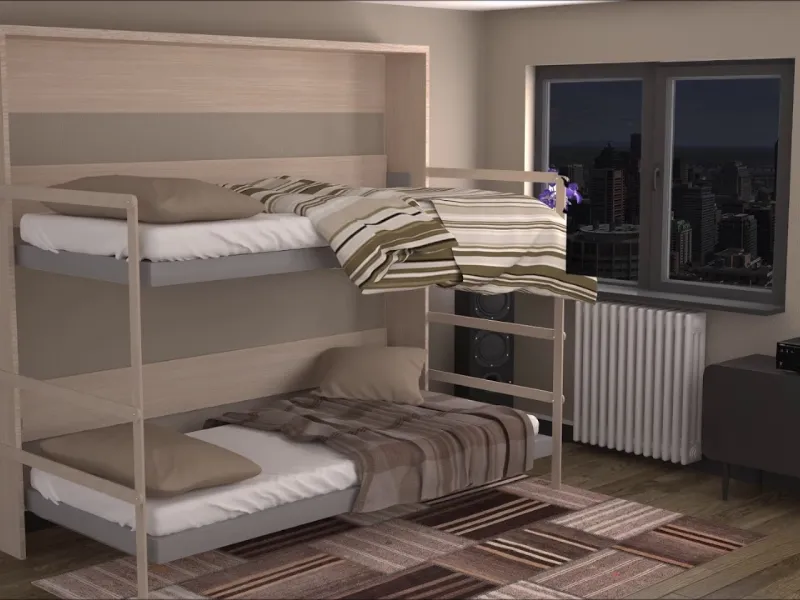 Nathan di Smart Beds by Colombo 907 può anche diventare divano