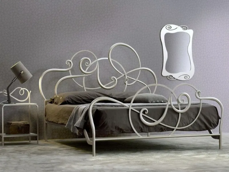 Letto in ferro battuto Cosatto, modello Jazz