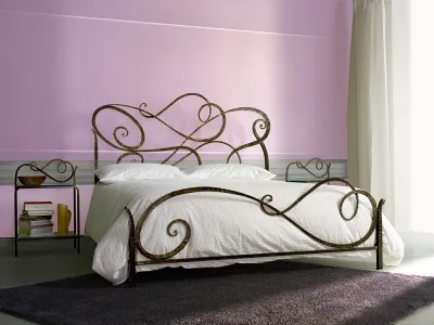 Letto in ferro battuto