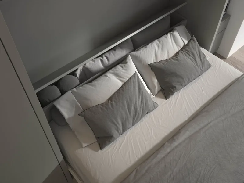 Sistema con letto a scomparsa Pratico S06 di Spinelli