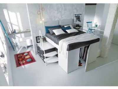 Soppalco letto matrimoniale