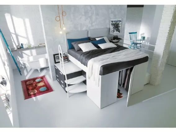 Soppalco letto matrimoniale