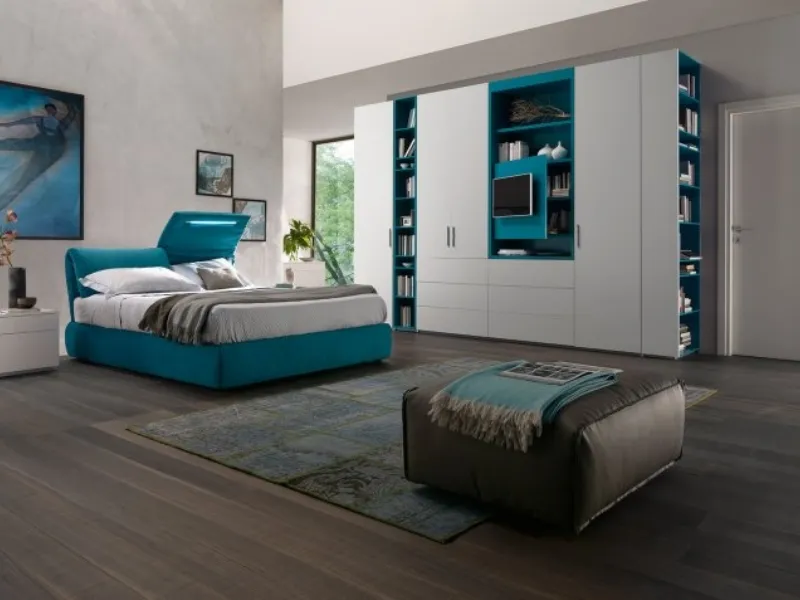 Letto matrimoniale contenitore