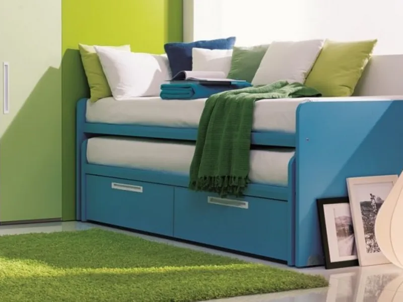 Letto a cassetti singolo