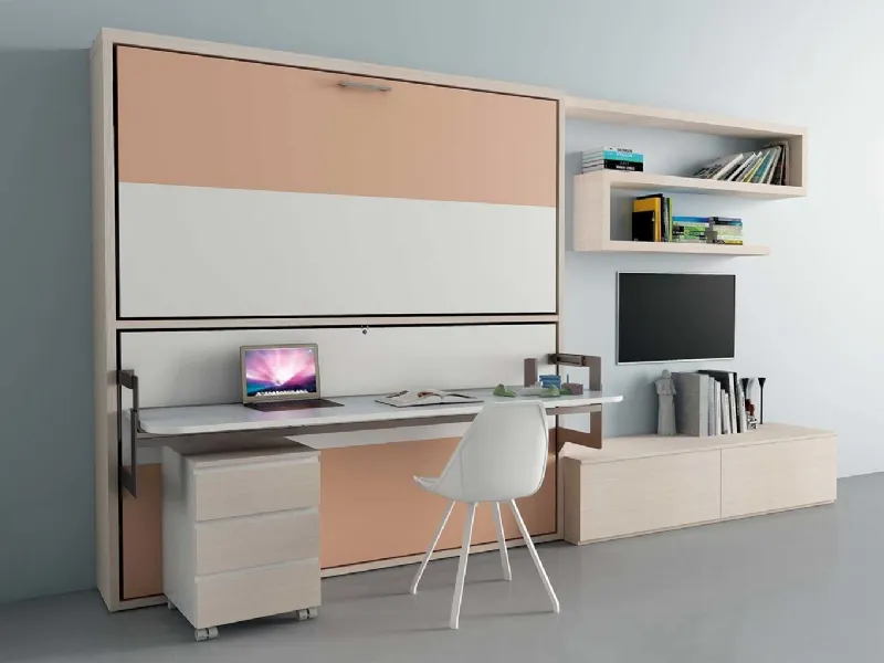 Letto soppalco scrivania