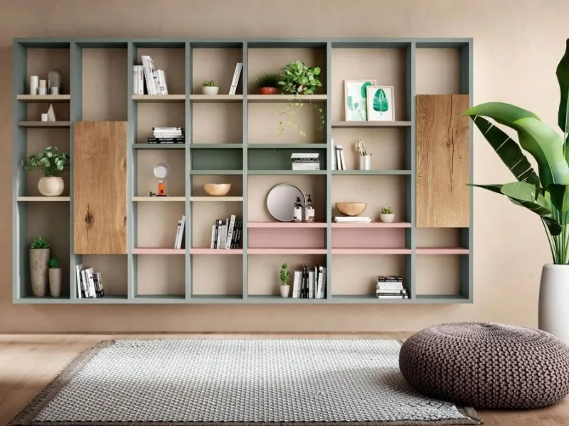Libreria 30 mm di Lago