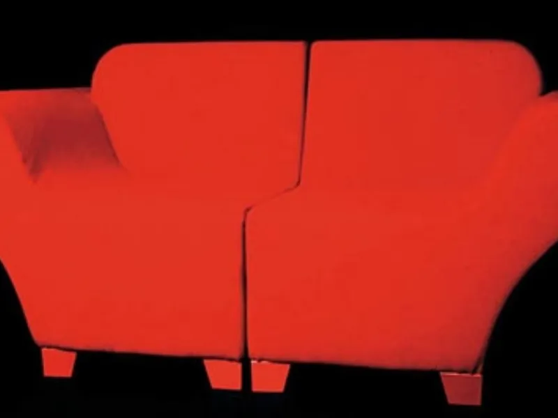 divano rosso