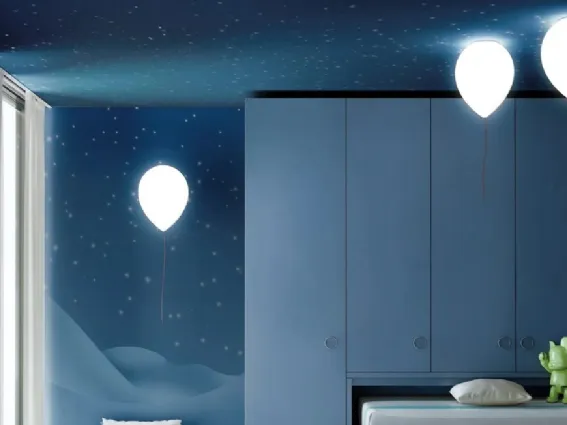 Lampada da soffitto a LED in polietilene Balloon di Estiluz
