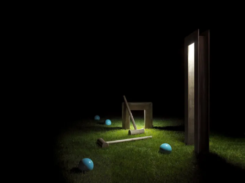 Ponti di legno per l'illumiazione in giardino ispirazione bridge