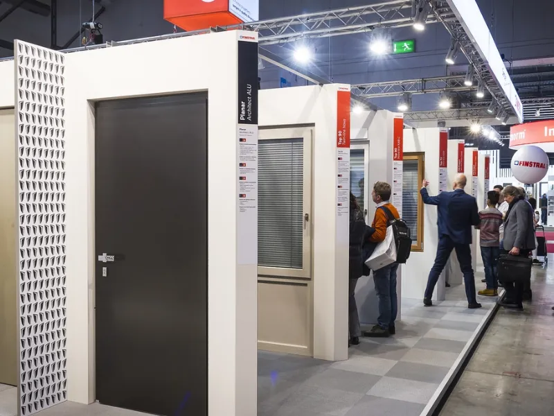 Porte e finestre di Finstral Spa in esposizione nella passata edizione di MADE Expo