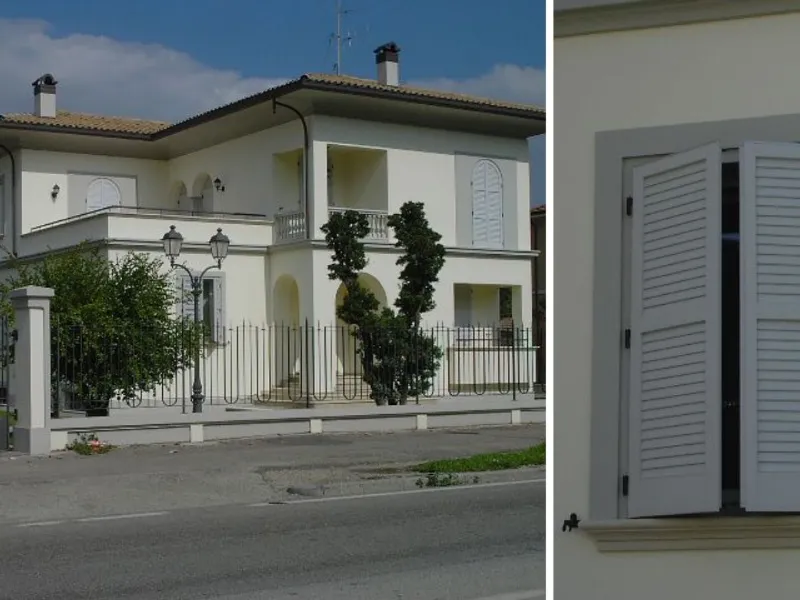 Persiana in legno massello Doppia spiovenza di Bussi