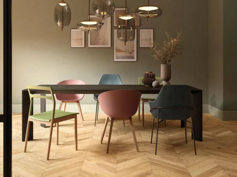 Parquet della collezione Star Spina 45 di Woodco