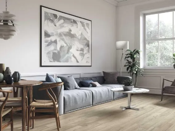 Pavimento in gres porcellanato effetto legno Collezione Woodclass di Ragno