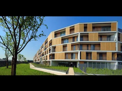progetto residenziale palazzo Milanofiori nord