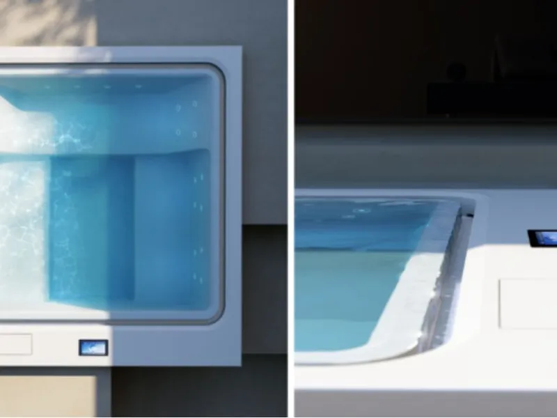 Minipiscina idromassaggio a sfioro Endless di Relax Design