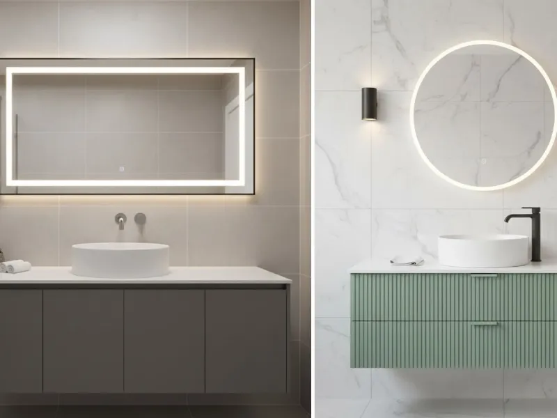 Finiture per mobili bagno sospesi