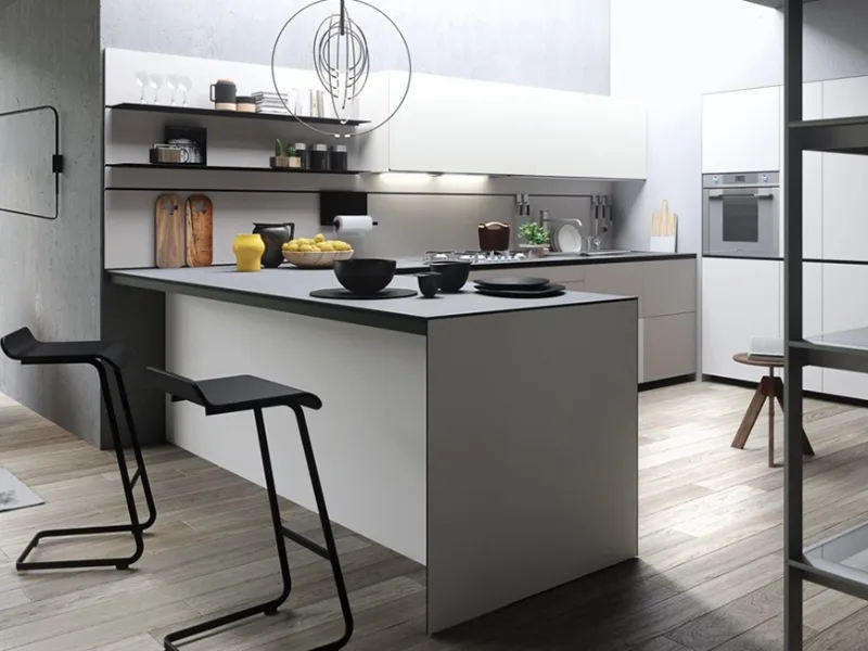 Cucina minimale Forma Mentis di Valcucine