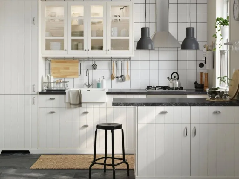 Una cucina piccola arredata con proposte Ikea