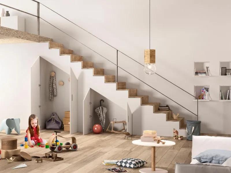 Armadio sottoscala di Area D, Progettazione ad Hoc