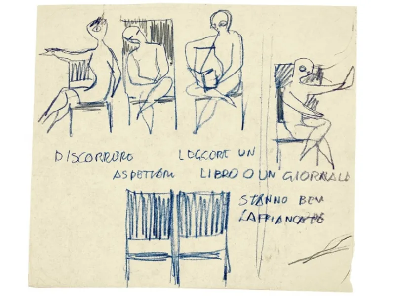 Disegno di Gio Ponti, Credits Gio Ponti Archives
