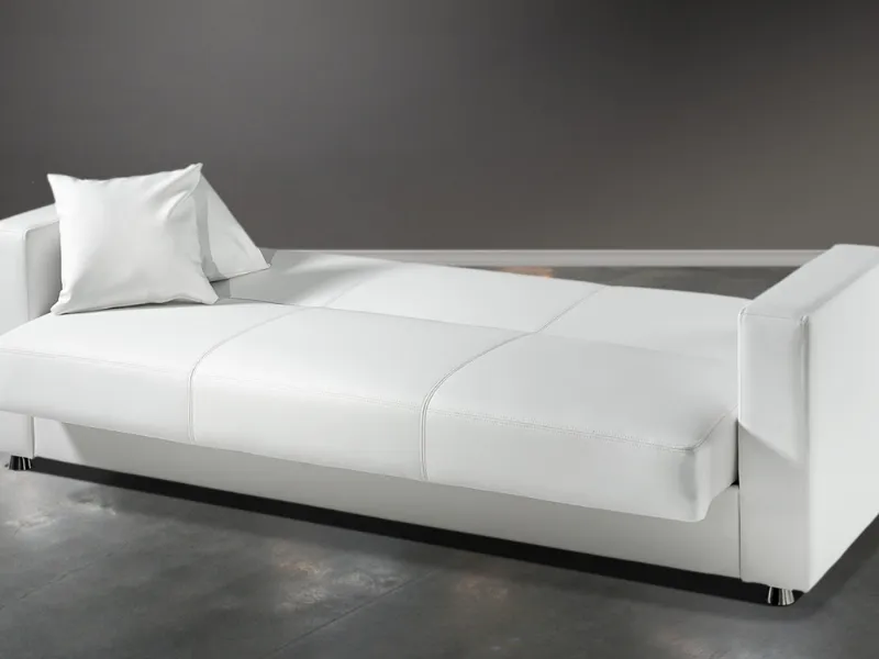 Divano Tokio di Mondo Convenienza trasformato in letto