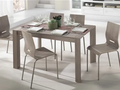 Tavolo e sedie moderne Wood - Mondo Convenienza
