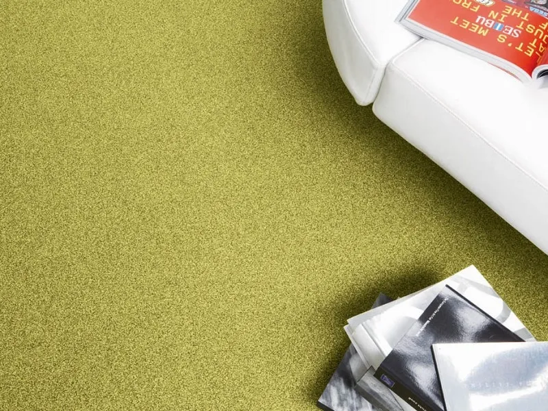 moquette verde acido