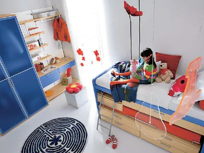 Cameretta bambina colorata