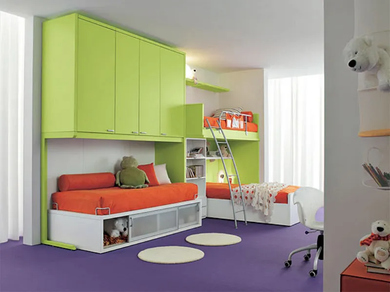 Cameretta bimbi colorata