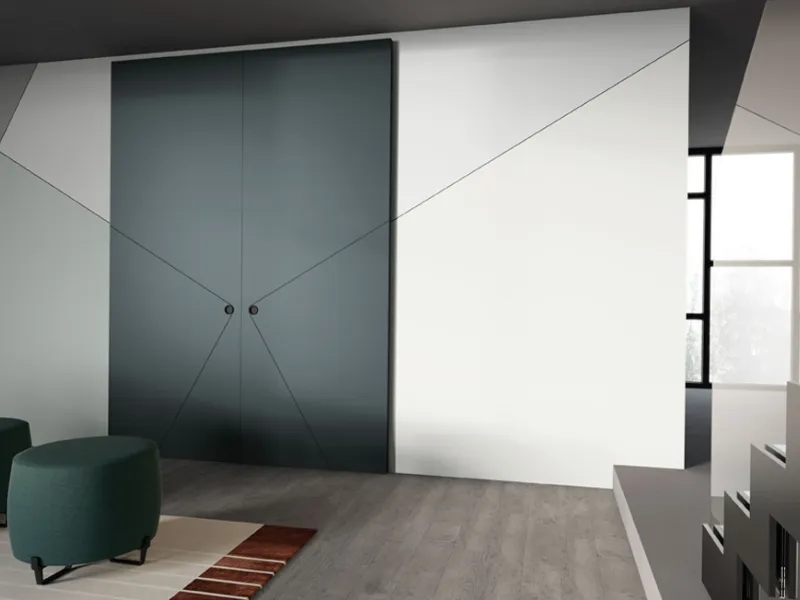 Serie Orbita modello 443 laccato opaco Ardesia