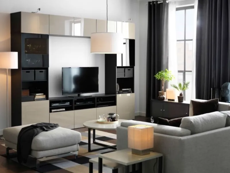 Parete attrezzata moderna Ikea
