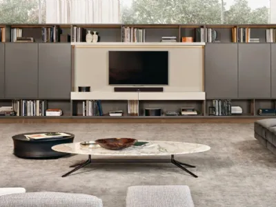 Parete attrezzata Wall System di Poliform