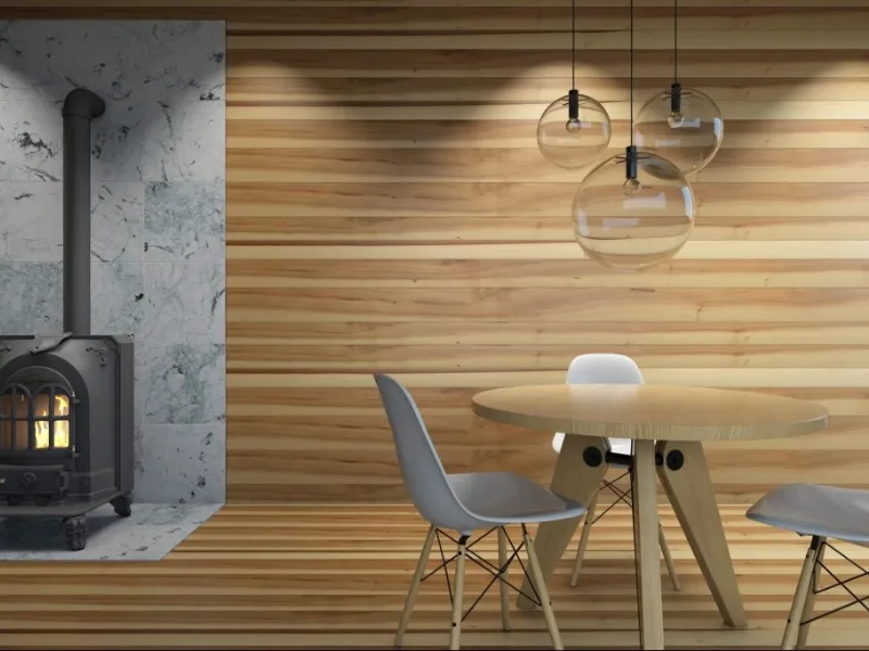 Rivestimento pareti legno per interni
