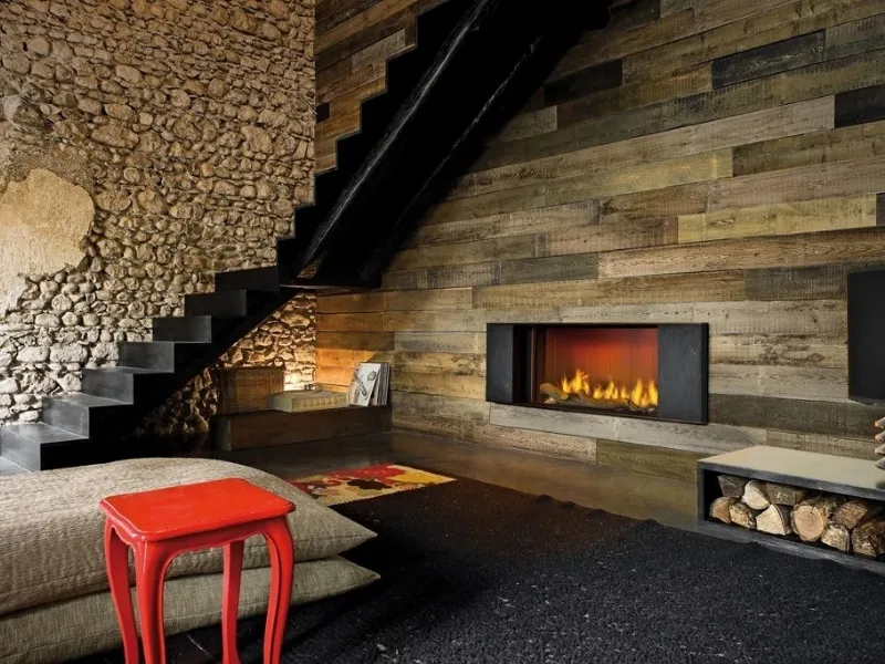 Rivestimento in legno per pareti interne