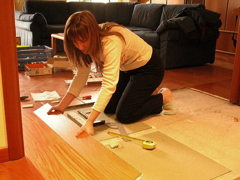 Posa parquet flottante