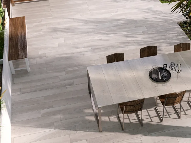 Pavimenti per esterni in gres porcellanato