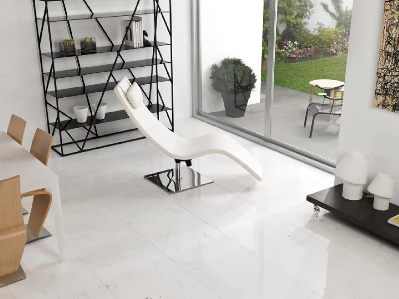 Pavimento marmo bianco