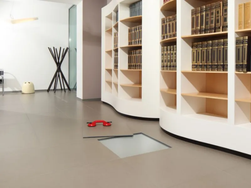 AEleva, pavimenti flottanti in grès di Caesar Ceramiche