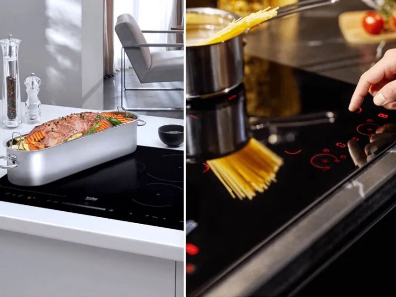 Piano a induzione design minimale Beko HII84800FHT