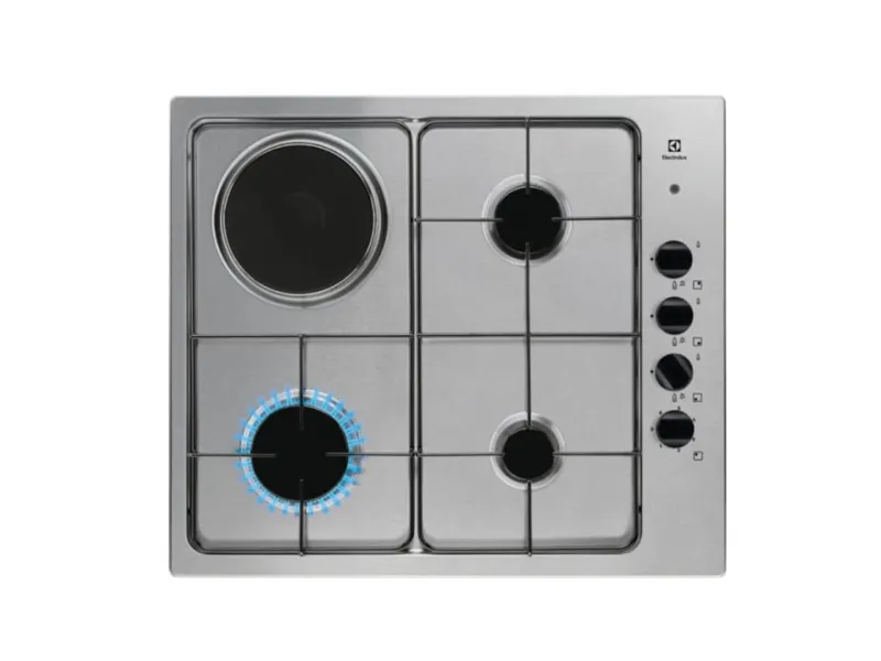Mixed di Electrolux è il piano cottura combinato da 60 cm in acciaio inox