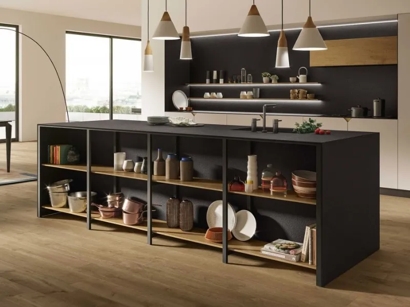 Lastre in gres Nero Zimbabwe by Atlas Plane