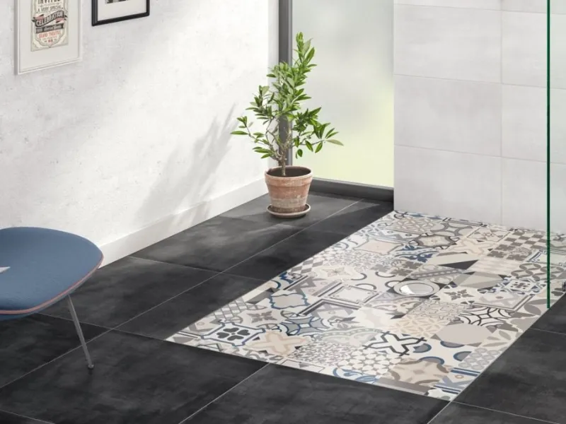 VIPRINT – Inspired by Heritage – Villeroy&Boch Piatto doccia rettangolare in ceramica