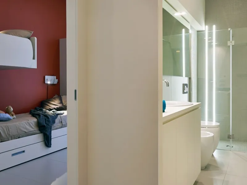 Appartamento piccolo, Alassio, cameretta e bagno, ArchiDesignLab.com