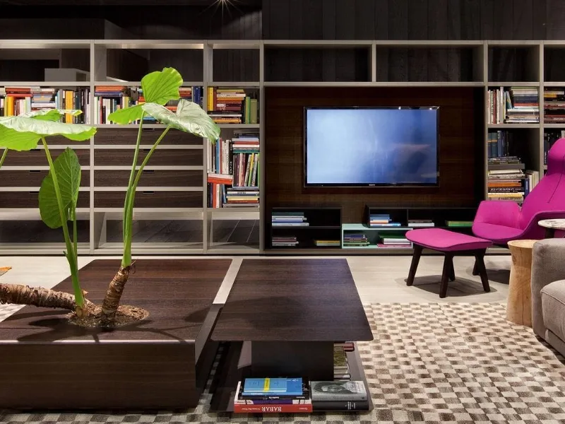 libreria Poliform WALL SYSTEM