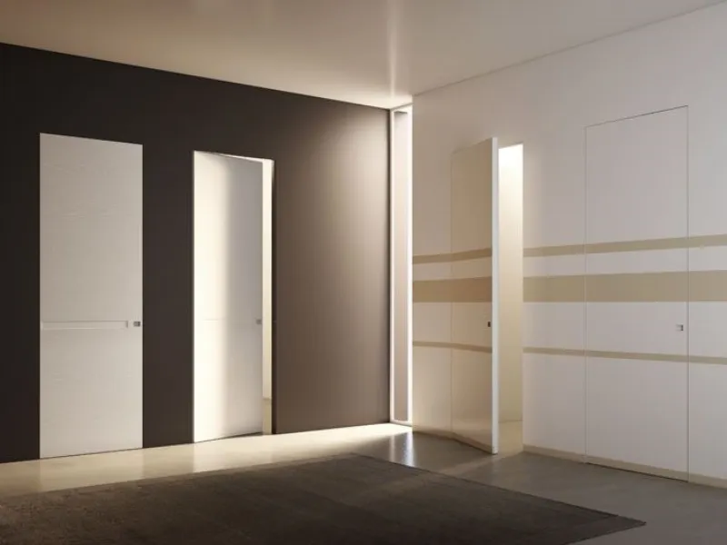 Porte raso filo muro

