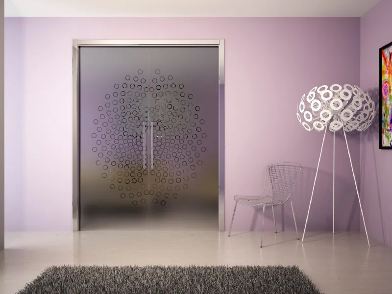 Porta scorrevole ermetika evolution interno muro